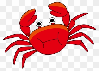 Les Animaux À - Dessin De Crabe En Couleur Clipart