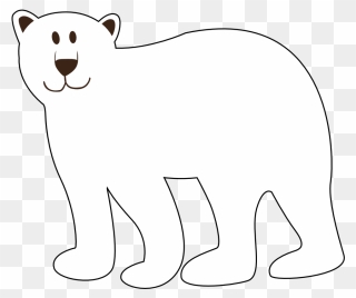 Pin Polar Bear Silhouette Clip Art - Polar Bear Clip Art - Png Download