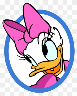 Daisy Duck Circle Clipart