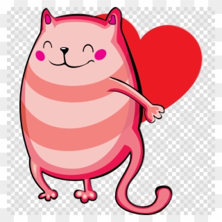 Download Валентинка Пнг Clipart Cat Clip Art Cat Drawing - Hoffman Lake Mesh Cap - Png Download