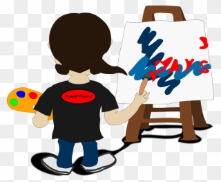 Children At School Clipart 16, Buy Clip Art - Painter Clipart - Png Download
