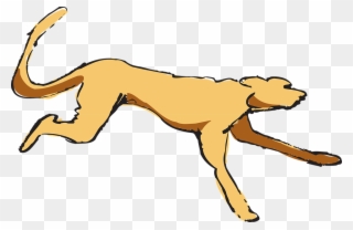 Cartoon Dog Running 4, Buy Clip Art - Dog Running Gif Clipart - Png Download