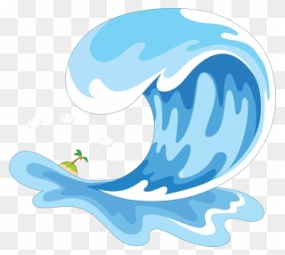 Cartoon Wave Png - Sea Waves Png Cartoon Clipart