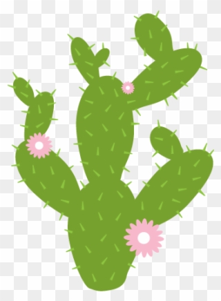 Clipart Download Wall Decal Weedecor - Prickly Pear Cactus Logo - Png Download