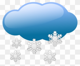 Snowing - Foggy - Weather Clip Art - Png Download