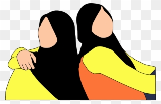 Friends Outdoors Cliparts 1, Buy Clip Art - Friendship Hijab Icon Png Transparent Png