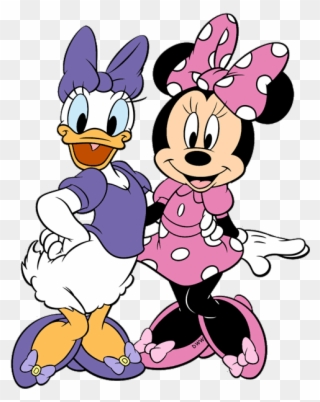 Minnie Mouse, Daisy Duck - Minnie Mouse And Daisy Clipart - Png Download