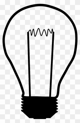 Light Bulb Drawing Panda Free Images Lightbulbdrawing - Light Bulb Drawing Gif Clipart