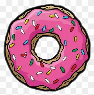 Report Abuse - Donut Simpsons Clipart