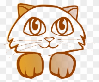 Cartoon Cat Clipart 12, Buy Clip Art - Gato Dibujos Para Colorear - Png Download