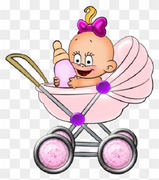 Baby Shower Clipart Infant Baby Transport Clip Art - Baby Prams Transparent Clipart - Png Download