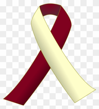 Burgundy And Ivory Icons Png Free Downloads - Head And Neck Cancer Ribbon Clipart Transparent Png