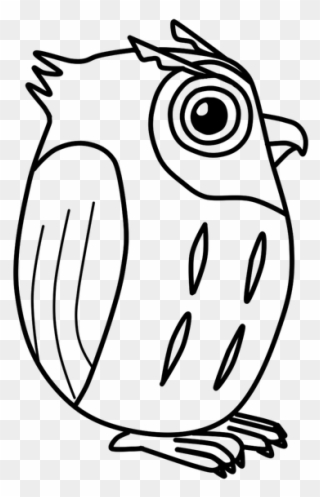 Cartoon Bird Tattoo 3, Buy Clip Art - Owl - Png Download