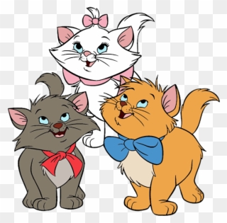 Berlioz Marie Toulouse The Aristocats - Aristocats Kittens Clipart
