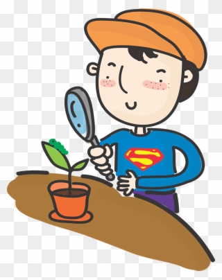 Sports Day Cliparts 9, Buy Clip Art - Scientist With Magnifying Glass Clipart - Png Download