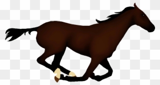 Horse Clipart Animated - Animated Gif Horse Running - Png Download