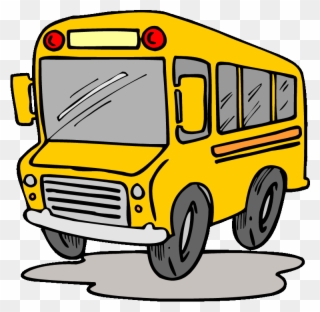 Bus Gif Clipart Bus Clip Art - Animated Bus - Png Download