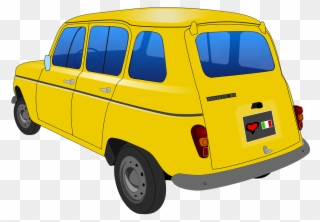 Taxi Cab Png 15, Buy Clip Art - R4 Renault Png Transparent Png