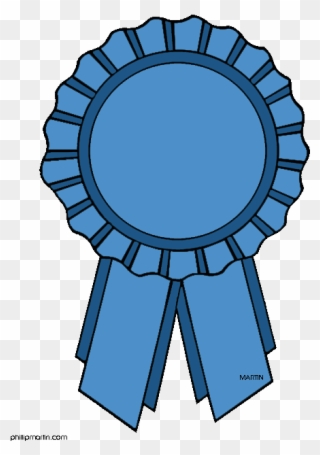 Blue Ribbon Clipart - Award For Being Cute - Png Download