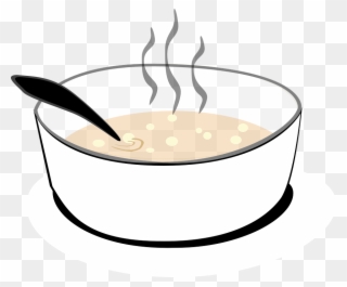 Soup Bowl Clipart 13, Buy Clip Art - Sopa Caliente Con Cuchara - Png Download