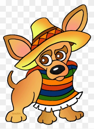 Chihuahua - Chihuahua With Sombrero Clipart - Png Download (#1224332 ...