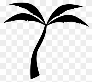 Palm Tree Vector Art Free 23, Buy Clip Art - Transparent Background Free Palm Tree Clipart - Png Download