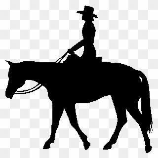 Clip Art Freeuse Library Home Page Of Catherine Wright - Cowgirl Riding Horse Silhouette - Png Download
