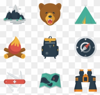 Camping - Tent Icon Png Clipart