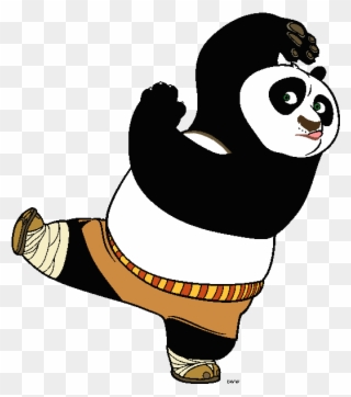 Kung Fu Panda Clip Art Images - Cartoon Kung Fu Panda Clipart - Png Download