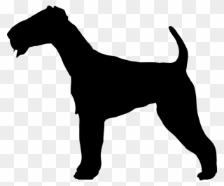 Dog Cliparts - Airedale Terrier Silhouette Png Transparent Png