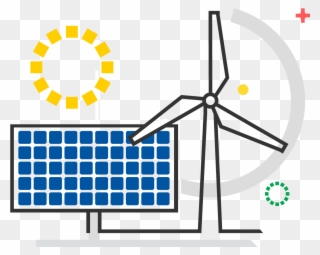 Renewable Energy Is Intermittent And Requires Back-up, - Circle Clipart