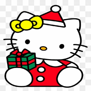Hello Kitty Christmas Pictures - Santa Hello Kitty Embroidery Design Clipart