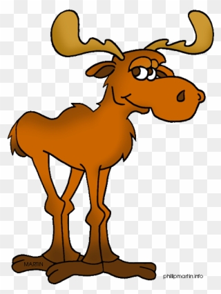 Free Canada Clip Art By Phillip Martin, Moose - Clipart Moose - Png Download