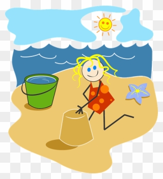 Collection Of Outside Games Cliparts - Beach Clip Art - Png Download