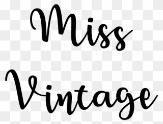 Miss Vintage Logo 1712x V=1538901805 - Symbol Clipart