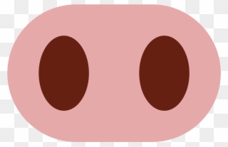 Pig Nose Clipart Clipground Bbq Pig Clip Art Free Black - Nariz De Porco Emoji - Png Download