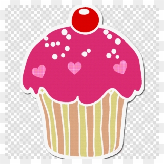 Cupcake Sticker Png Clipart Cupcake American Muffins - Cake Sticker Png Transparent Png
