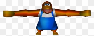 Download Zip Archive - Lanky Kong T Pose Clipart