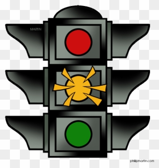 Traffic Light Cliparts - Stop Clipart Traffic Light Red Light - Png Download