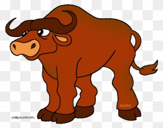 Animals Clip Art By Phillip Martin, Water Buffalo - Png Download