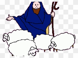 Shepherds And Sheep Clipart - Png Download