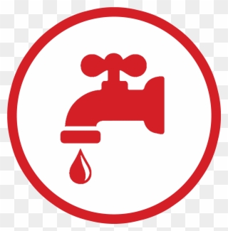 Scald Burn Safety - Hot Water Tap Icon Clipart