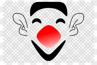 Cartoon Clown Face Png Clipart Joker Clown Clip Art - スマイリー メガネ の イラスト Transparent Png
