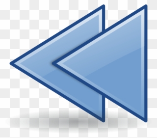 Computer Icons Blue Symbol Arrow Tango Desktop Project - Backward Png Clipart