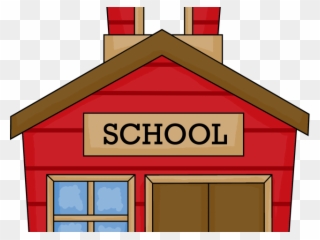 School Clipart Transparent Background - Cute Clip Art School - Png Download