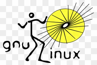Figure Free Gnu Dance - Animasi Gambar Linux Clipart