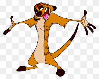 Timon - Cartoon Characters Lion King Clipart
