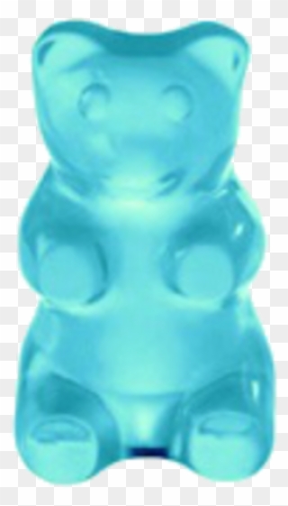 Gummy Bear Clipart Blue - Gummy Bear White Background - Png Download