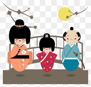 Japanese Clip Kimono - Cultura Japonesa Para Niños - Png Download
