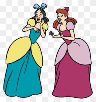 Cinderella Clipart Bride - Cinderella Step Sisters Transparent Background - Png Download